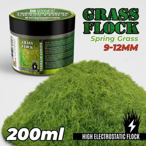 Greenstuff World Hobby GSW - Grass Flock - Spring Grass 9-12mm (200ml)