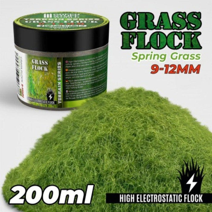 GSW - Grass Flock - Spring Grass 9-12mm (200ml)