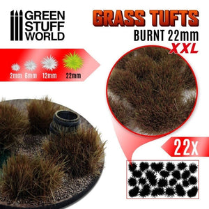 Greenstuff World Hobby GSW - Grass Tufts Xxl - 22mm Self-Adhesive - Burnt