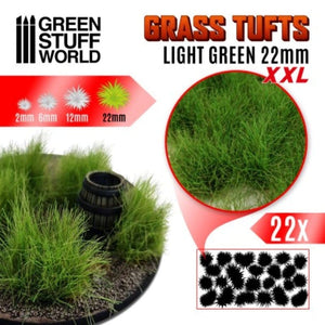 Greenstuff World Hobby GSW - Grass Tufts Xxl - 22mm Self-Adhesive - Light Green