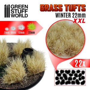 Greenstuff World Hobby GSW - Grass Tufts Xxl - 22mm Self-Adhesive - Winter