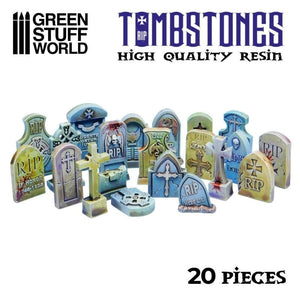 Greenstuff World Hobby GSW - Gravestones Resin Set (x20)