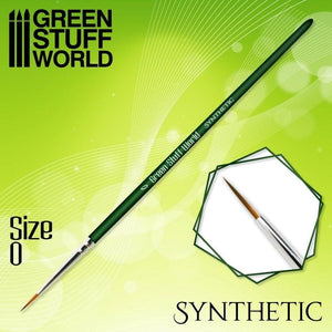 Greenstuff World Hobby GSW - Green Series - Synthetic Brush - Size 0