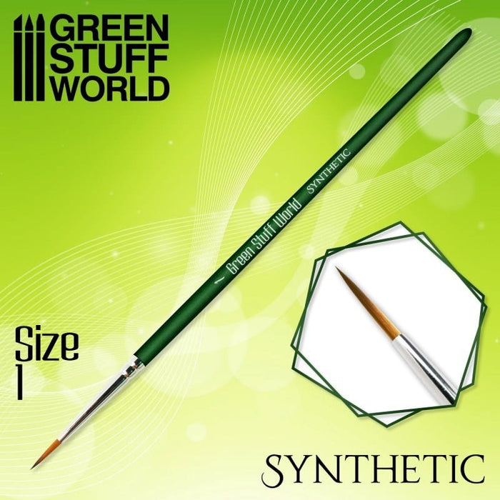 GSW - Green Series Synthetic Brush - Size 1