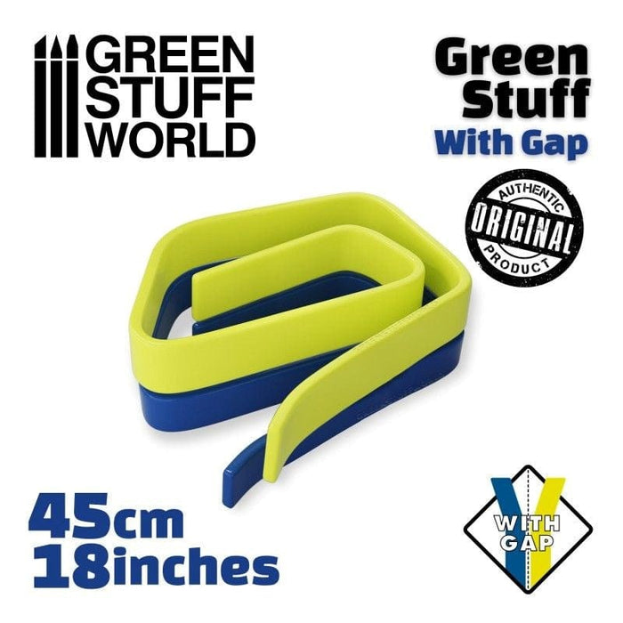 GSW - Green Stuff Tape 18 Inches With Gap (45cm)