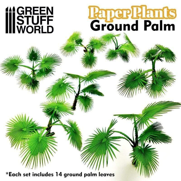 GSW - Ground Palm Paper Plant Cutout (Unpainted)