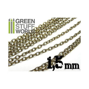 Greenstuff World Hobby GSW - Hobby Chain 1.5mm - Bronze
