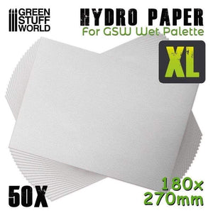 Greenstuff World Hobby GSW - HYDRO PAPER sheet XL - 50 Pack