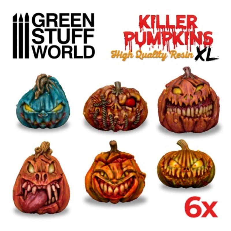 Greenstuff World Hobby GSW - Large Killer Pumpkins Resin Set