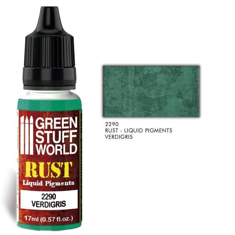 Greenstuff World Hobby GSW - Liquid Pigment - Verdigris Rust 17ml