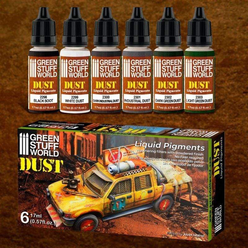 Greenstuff World Hobby GSW - Liquid Pigments Paint Set - Dust