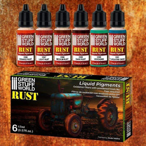 Greenstuff World Hobby GSW - Liquid Pigments Paint Set - Rust
