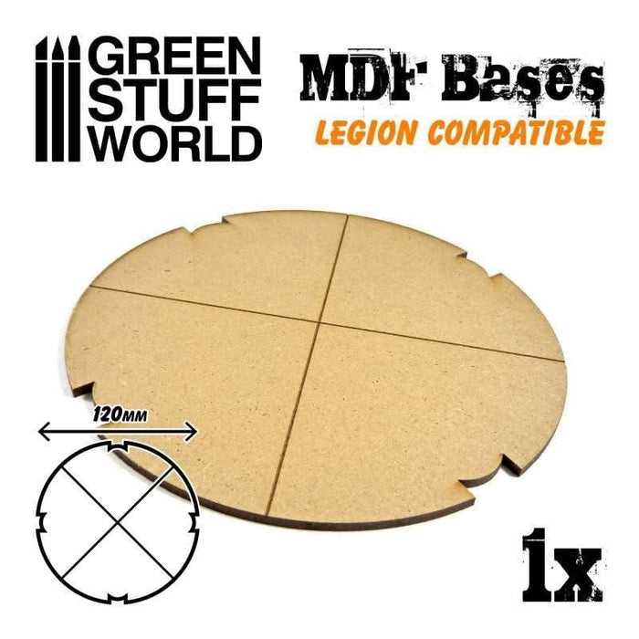 GSW - Mdf Round Base 120mm - SWL Style (x1)