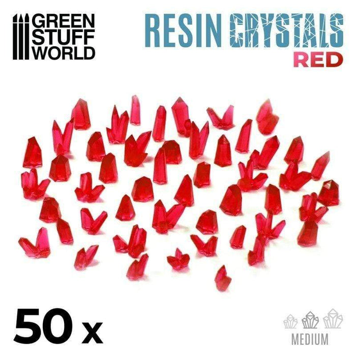 GSW - Medium Red Crystals Resin Set