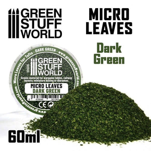 Greenstuff World Hobby GSW - Micro Leaves - DARK GREEN Mix (15gr)
