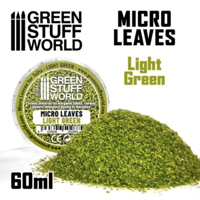 GSW - Micro Leaves - Light GREEN Mix (15gr)