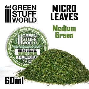 Greenstuff World Hobby GSW - Micro Leaves - MEDIUM GREEN Mix (15gr)