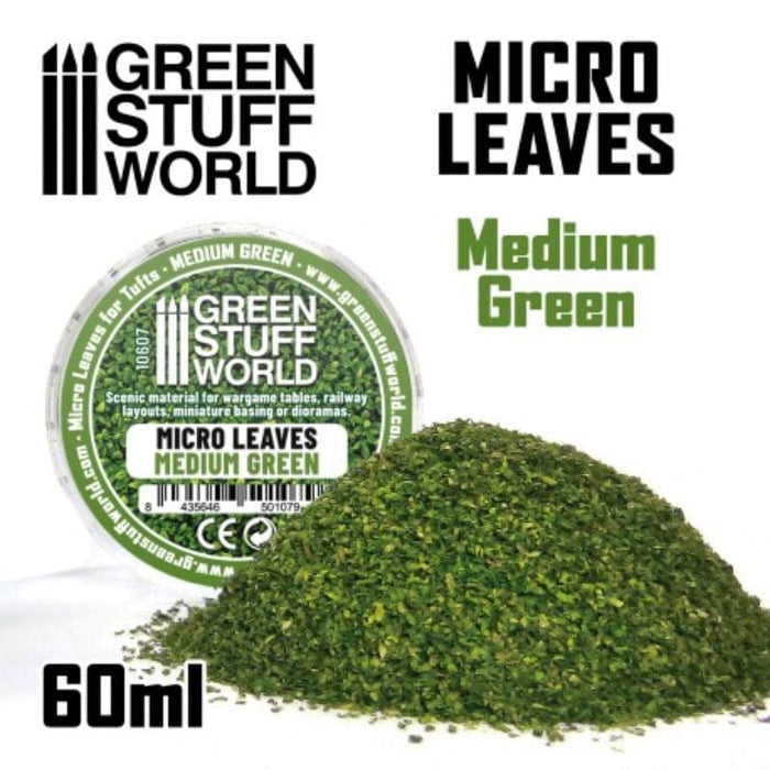 GSW - Micro Leaves - MEDIUM GREEN Mix (15gr)