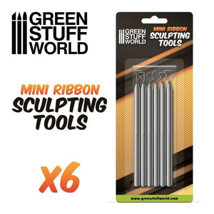 Greenstuff World Hobby GSW - Mini Ribbon Sculpting Tool Set (x6)