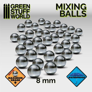 Greenstuff World Hobby GSW - Mixing Paint Steel Bearing Balls - 8mm