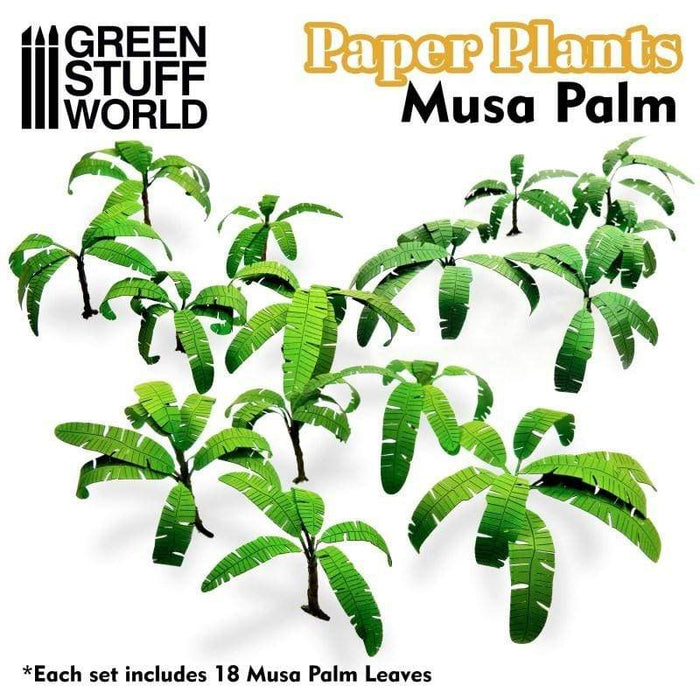 GSW - Musa Tree Paper Plant Cutout (Unpainted)