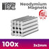 Greenstuff World Hobby GSW - Neodymium Magnets 3x2mm - (x100) (N52)
