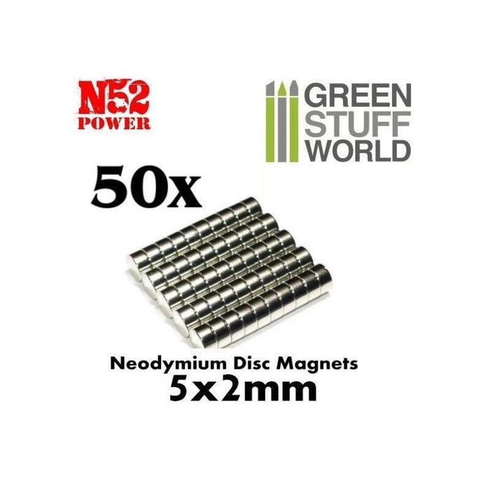 GSW - Neodymium Magnets 5x2mm - (50 pack)