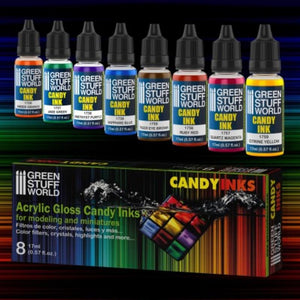 Greenstuff World Hobby GSW - Paint Set - Candy Inks Set