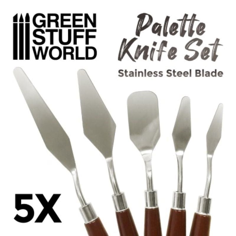 Greenstuff World Hobby GSW - Palette knife tools ÃÂ¢Ã¢âÂ¬Ã¢â¬Å 5pcs/set