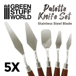 Greenstuff World Hobby GSW - Palette knife tools Ã¢â‚¬â€œ 5pcs/set
