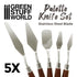 Greenstuff World Hobby GSW - Palette knife tools ÃÂ¢Ã¢âÂ¬Ã¢â¬Å 5pcs/set