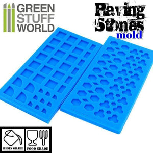 Greenstuff World Hobby GSW - Paving Stones (Silicone Mold)