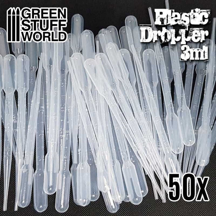 GSW - Plastic Long Dropper x50 (3ml)