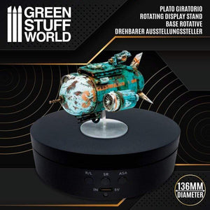Greenstuff World Hobby GSW - Powered Rotating Display Plinth (USB/Battery)