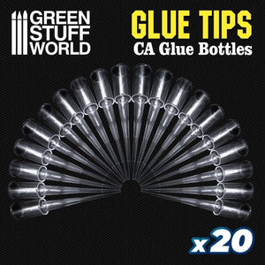 Greenstuff World Hobby GSW - Precision Tips For Super Glue Bottles (x20)