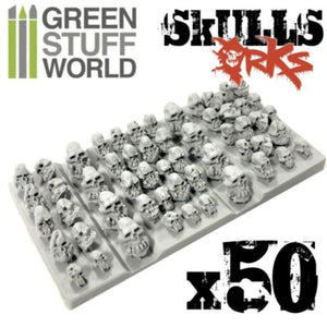 Greenstuff World Hobby GSW - Resin Ork Skulls (x50)