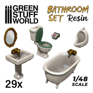 Greenstuff World Hobby GSW - Resin Set Toilet And Wc