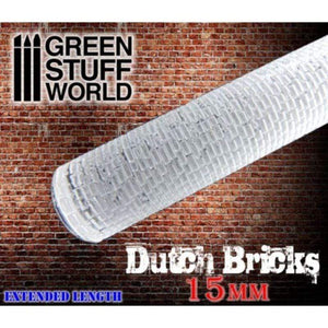 Greenstuff World Hobby GSW - Rolling Pin - Dutch Bricks 15mm