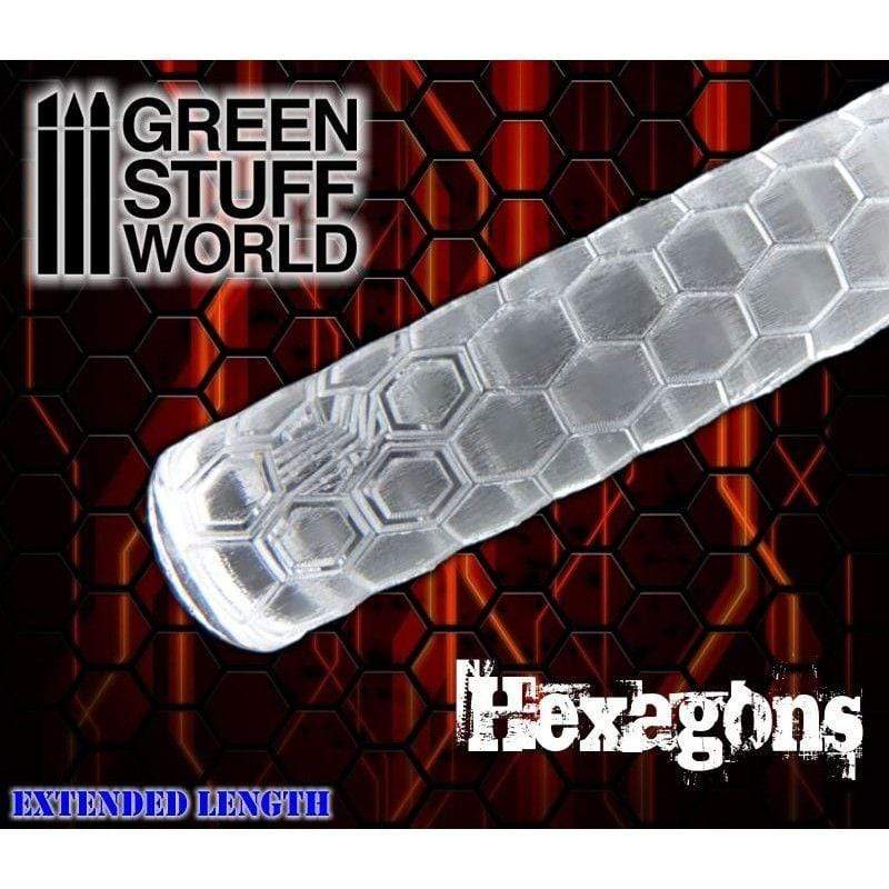 Greenstuff World Hobby GSW - Rolling Pin - Hexagons