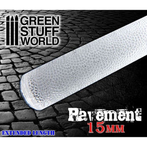 Greenstuff World Hobby GSW - Rolling Pin - Pavement 15mm