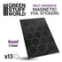 Greenstuff World Hobby GSW - Round Magnetic Sheet Self-Adhesive -  55mm