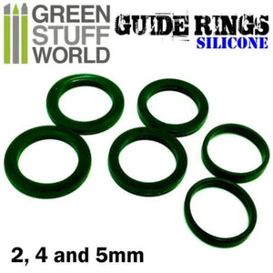 Greenstuff World Hobby GSW - Silicone Guide Rings For Rolling Pins