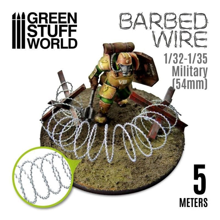GSW - Simulated Barbed Wire - 1/32-1/35 Military (54mm)