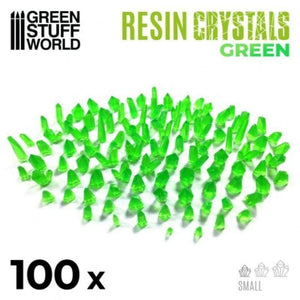 Greenstuff World Hobby GSW - Small Green Crystals Resin Set