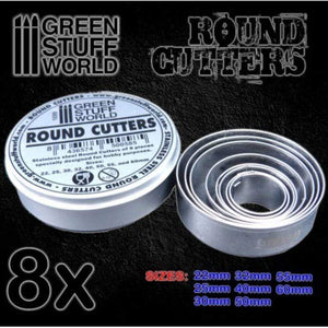 Greenstuff World Hobby GSW - Stainless Steel Cutters for Round Bases