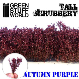 Greenstuff World Hobby GSW - Tall Shrubbery - Autumn Purple