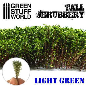 Greenstuff World Hobby GSW - Tall Shrubbery - Light Green