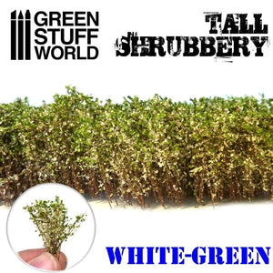 Greenstuff World Hobby GSW - Tall Shrubbery - White Green