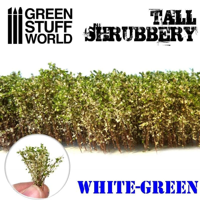 GSW - Tall Shrubbery - White Green