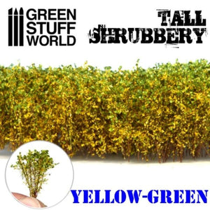 Greenstuff World Hobby GSW - Tall Shrubbery - Yellow Green